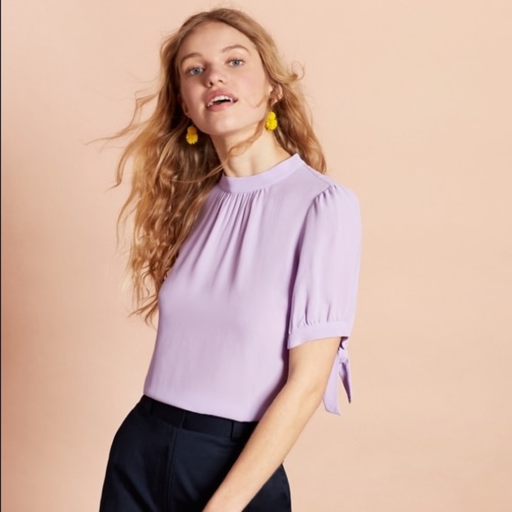 Brooks Brothers Lilac Blouse NWT - Picture 2 of 7